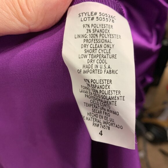 Fitted Satin Mermaid Gown with Embellished Bust, Slit Skirt, and Tie Bustle - Picture 13 of 13